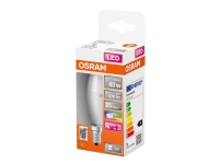 OSRAM LED STAR+ - LED-lyspære - form: B37 - matteret finish - E14 - 4.9 W (tilsvarende 40 W) - klasse F - RGB/varmt hvidt lys - 2700 K