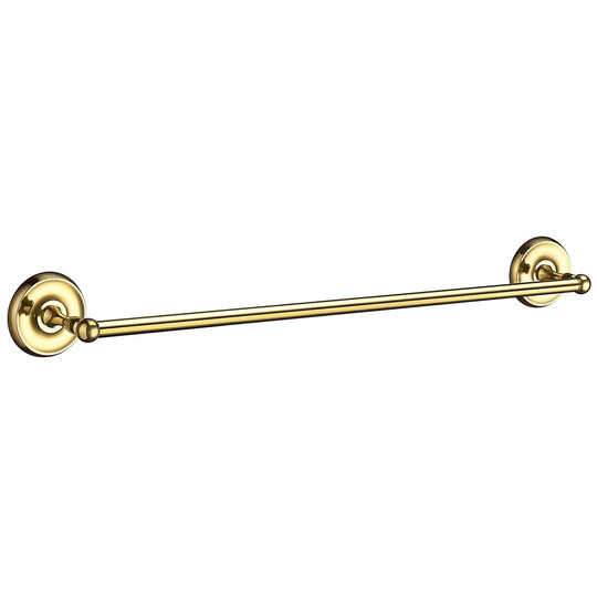 Smedbo 2464 Håndklestang Enkel Villa Messing