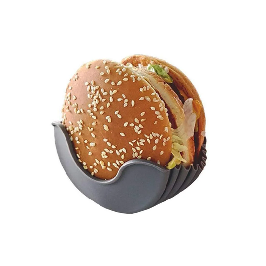 Holder til Hamburger, Silikone - Sort