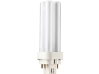 Philips MASTER PL-C 4P, 10 W, G24q-1, 4P, 600 lm, Varm hvid