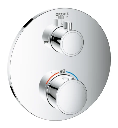 GROHE Grohtherm frontplate for smartbox rund dusj og badekar