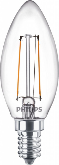 E14 2W LED Filament Crown warm white
