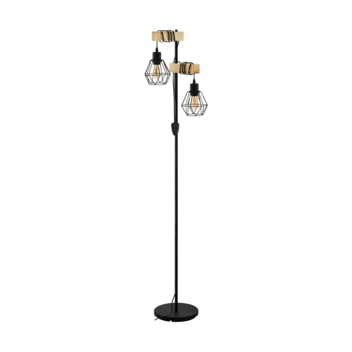 Townshend 5 Gulvlampe H1665 sort/brun, E27, 2X60W