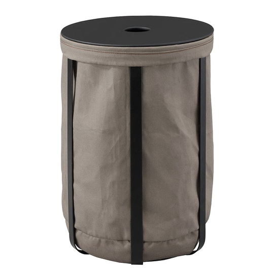 Esbada Canvas Skittentøykurv Grå