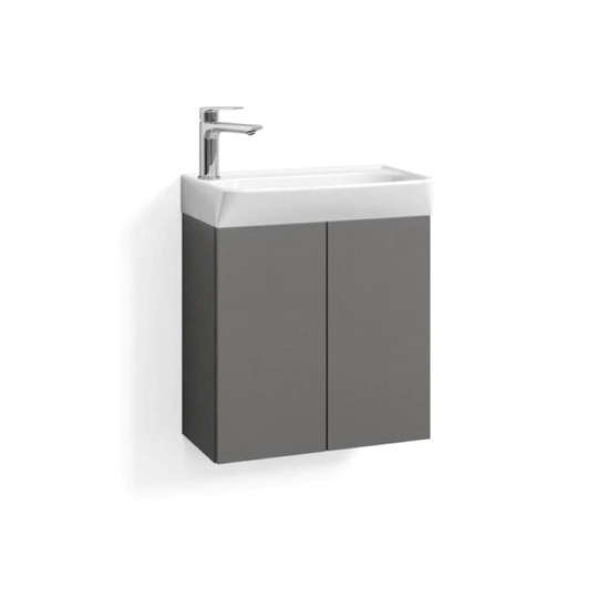 Svedbergs Skapa D25/d35 Dør Slim Servantskap 50cm / 25cm Skifergrå