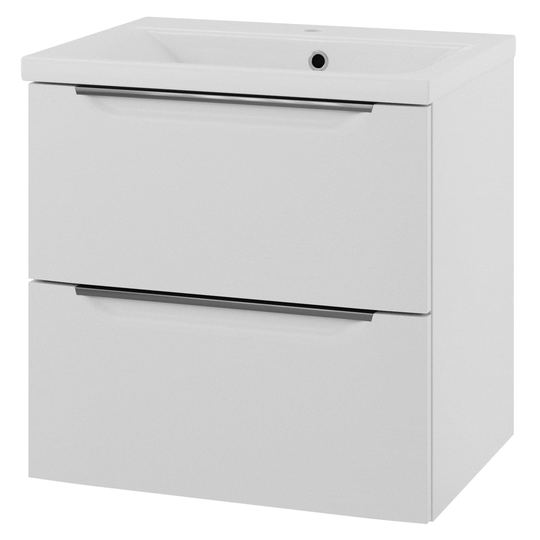 Linn Bad Mari D45cm Servantskap Hvit Matt / 60cm 2 Skuffer
