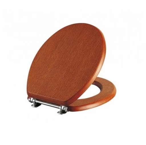 VitrA Aria toalettsete m/quick release beslag, valnøtt