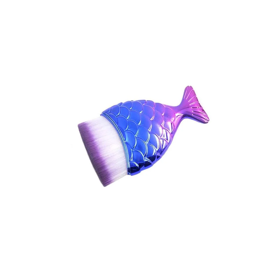 Makeupbørste, Mermaid - Blå, ret