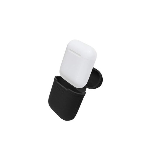 Airpods opbevaring af silikone - Sort