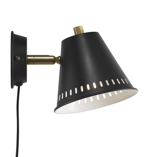 Pine wall lamp (Sort)
