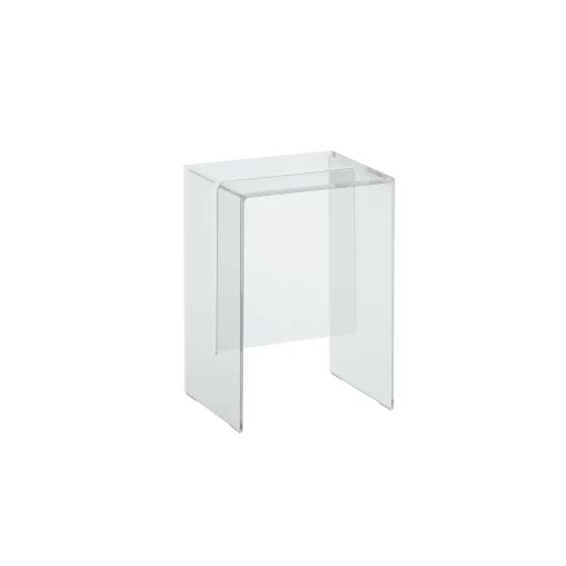 Kartell Laufen Max beam taburett, transparent