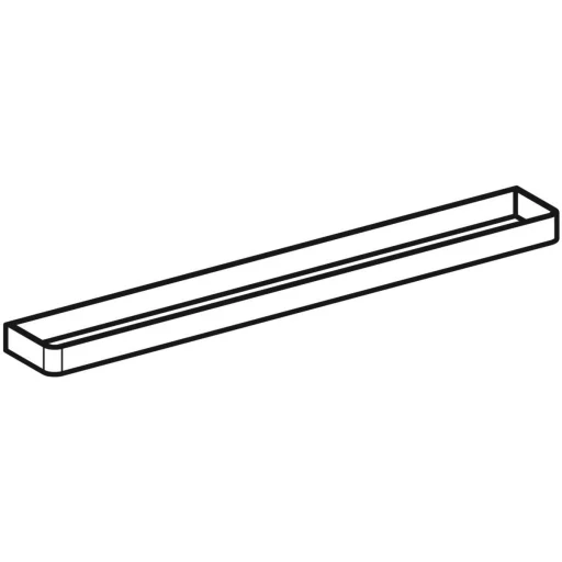 GEBERIT håndklestang 422x49x19mm m/servant aluminium chro
