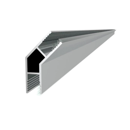 Vikingbad Liam Hjørneprofil 135° for 6mm Glass H192,7cm Sølv