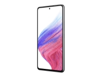 Samsung Galaxy A53 5G - 5G smartphone - dual-SIM - RAM 8 GB / Intern hukommelse 256 GB - microSD slot - OLED-skærm - 6.5 - 2400 x 1080 pixels (120 Hz) - 4x bagkameraer 64 MP, 12 MP, 5 MP, 5 MP - front camera 32 MP - fantastisk sort