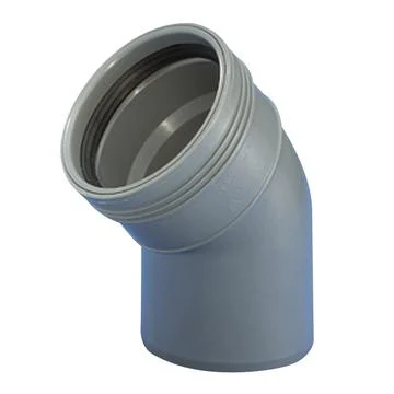 Wavin grå rørbend 50 mm - 45 gr.