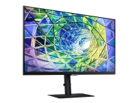 Samsung S27A800UJU - S8U Series - LED-skærm - 27 - 3840 x 2160 4K @ 60 Hz - IPS - 300 cd/m² - 1000:1 - HDR10 - 5 ms - HDMI, DisplayPort, USB-C - Sort