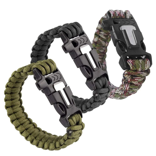Paracord armbånd - assorterede farver
