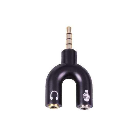 Spitter til hovedtelefoner og mikrofon - 3.5mm