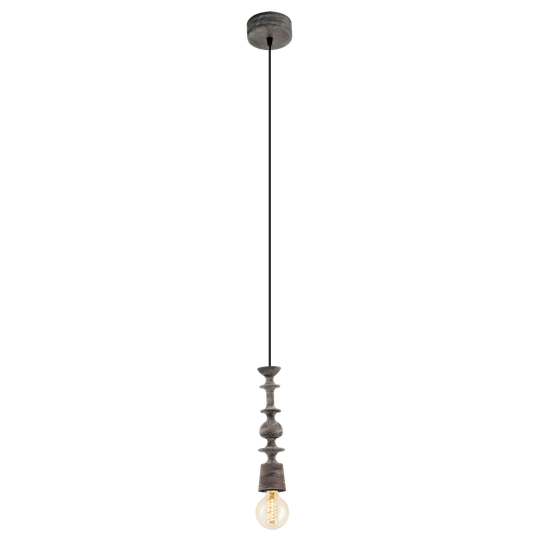 Avoltri pendant 7cm (sort)