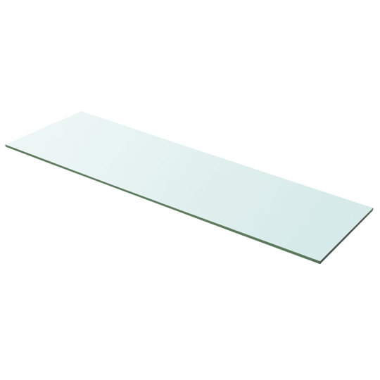 vidaXL hylde glaspanel klar 100x30 cm