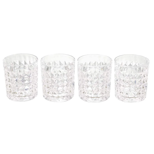 4x whiskyglas