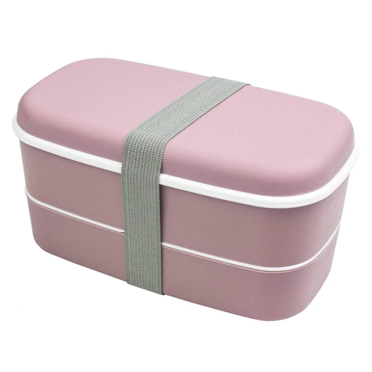 Madkasse, Bento Box - Lyserød