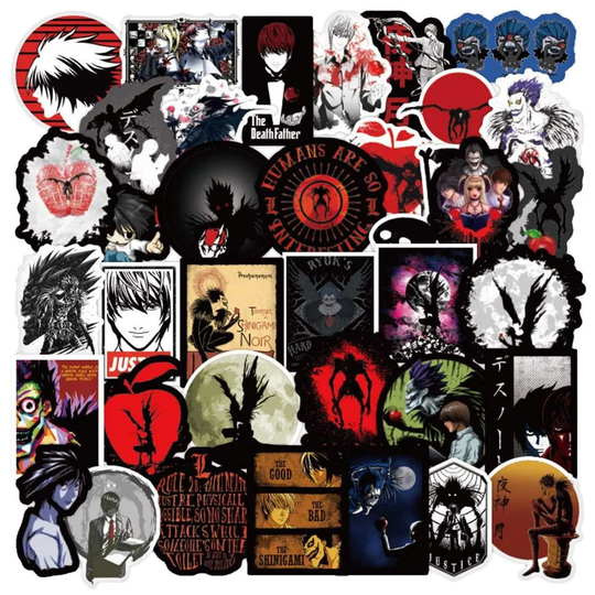 Pakke med Klistermærker - Death Note