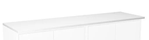 Gustavsberg Graphic Topp-Plate m/Belysning 120x36 cm, hvit