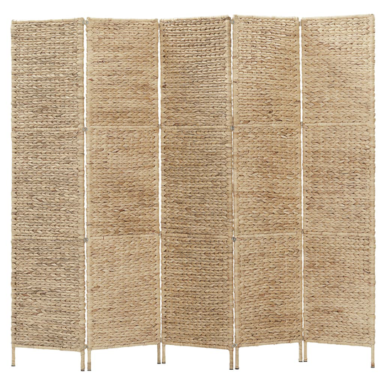 vidaXL rumdeler med 5 paneler 193 x 160 cm vandhyacint