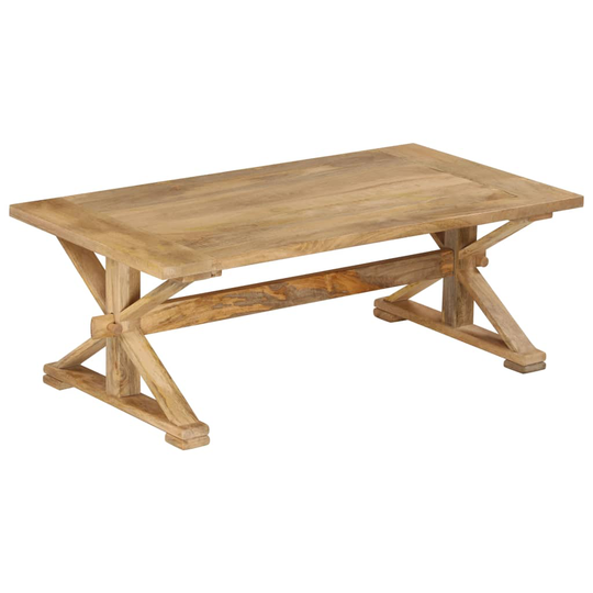 vidaXL sofabord massivt mangotræ 110 x 60 x 40 cm