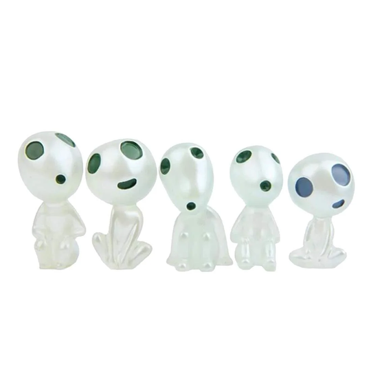 5x Glow-in-the-dark minifigurer - Kodama