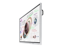 Samsung Flip Pro WM75B - 75 Diagonal klasse WMB Series LED-bagbelyst LCD paneldisplay - interaktiv - med berøringsskærm (multi-berøring) - Tizen OS 6.5 - 4K UHD (2160p) 3840 x 2160 - lysegrå
