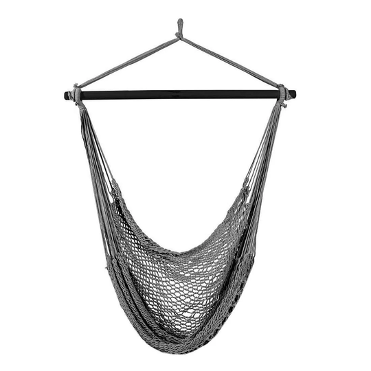 Macrame hængekøjestol - Grå