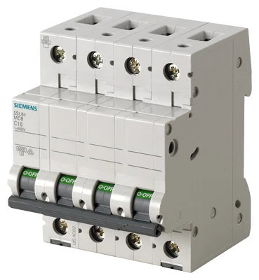 Strømbryter C 20A 3P+N 6kA 5SL6620-7