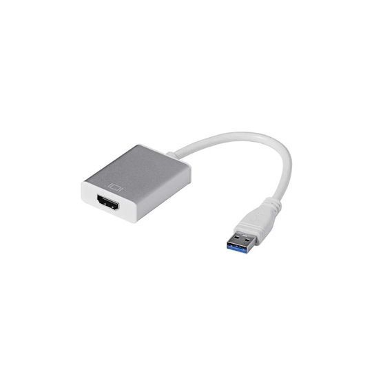 USB 3.0 til HDMI Adapter - Sølv