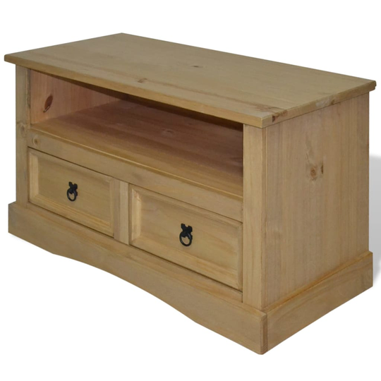 vidaXL tv-møbel Corona-serien 91x43x56 cm mexicansk fyrretræ
