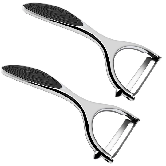 2x multifunktionelle skrællere - rustfrit stål
