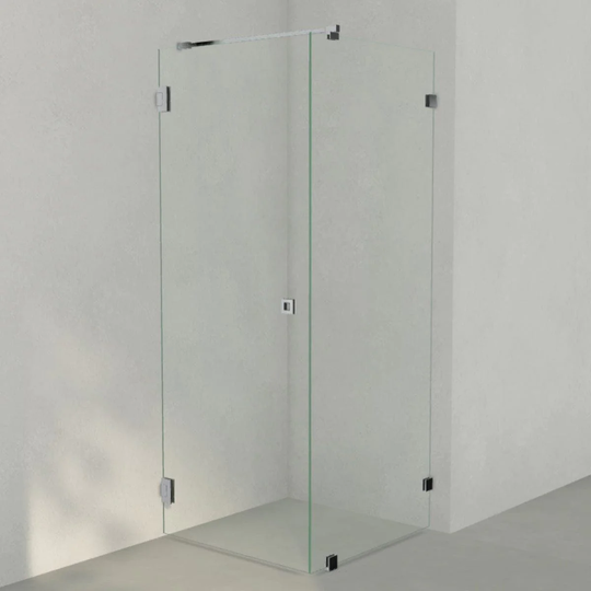 INR Iconic Nordic Rooms Dusjhjørne ARC 13 Original Krom / 80x80cm Klart Glass