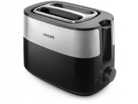 Philips Daily Collection HD2516 - Brødrister - 2 skive - 2 Holdere - sort