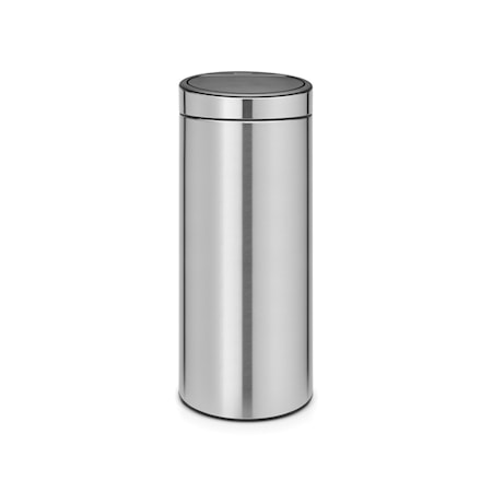Touch Bin NEW, plastinderspand 30 L Matbørstet Stål