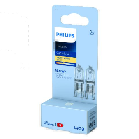 G9 19W Halogen warm white Dim 2-P