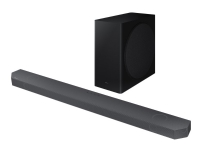 Samsung HW-Q810B - Lydbarsystem - til hjemmebiograf - 5.1.2-kanal - trådløs - Wi-Fi, Bluetooth - App-kontrolleret - 360 Watt (Total) - titansort