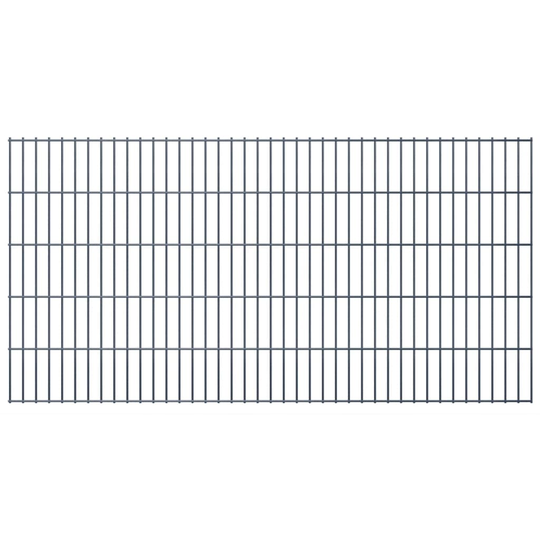 vidaXL havehegnspaneler 2D 2,008x1,03 m 50 m (total længde) grå