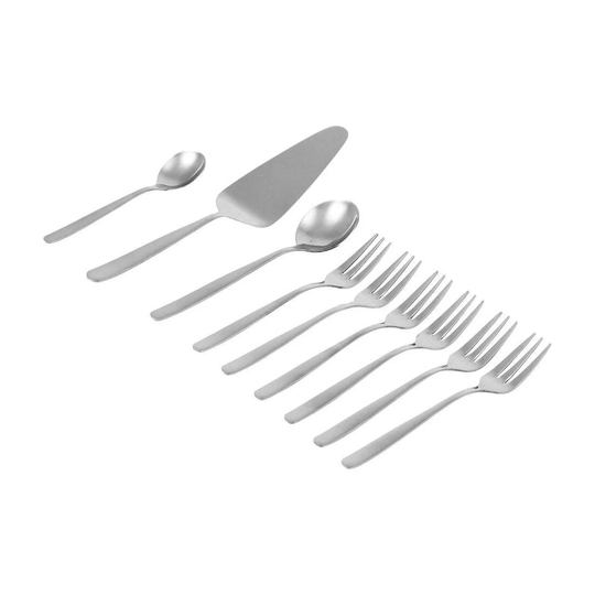 Serveringssæt til kage og desserter - 9 dele