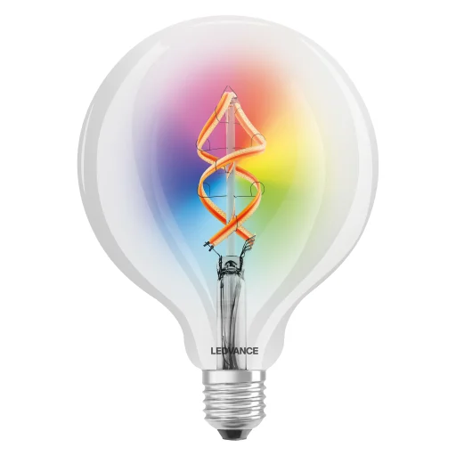Ledvance Smart+ Globe 125 4,5W RGBW klar filament E27 WiFi