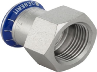 GEBERIT Overgang rustfri 35-11/4 muffe / muffe mapress