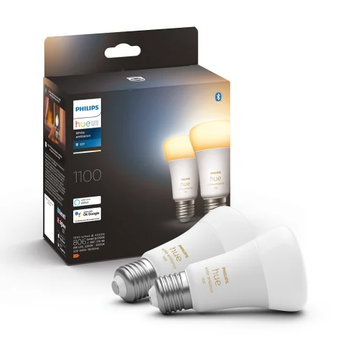 Philips Hue White Ambiance E27 , 2-pack,75W
