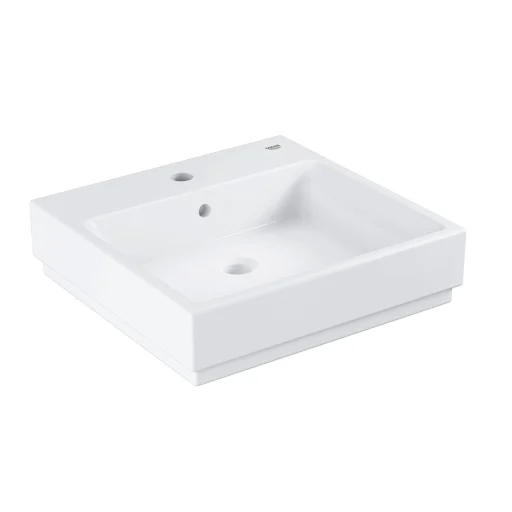 Grohe Cube Servant m/Kranehull, Overløp & Antibakteriell overflate - 50x49 cm