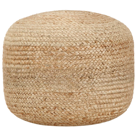 vidaXL håndlavet puf 45 x 30 jute