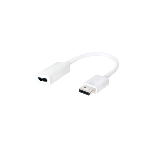 DisplayPort til HDMI - Adapter - Hvid
